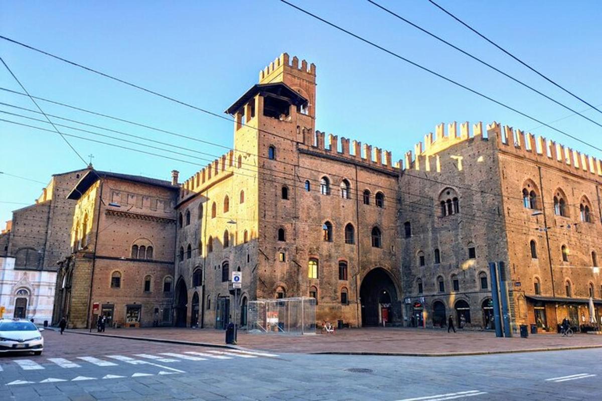 a large brick building with a tower on top of it
