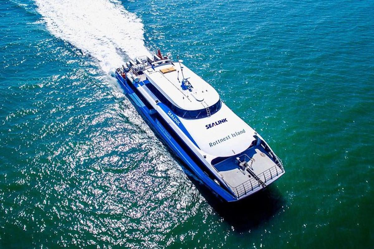 a boat in the water in the ocean