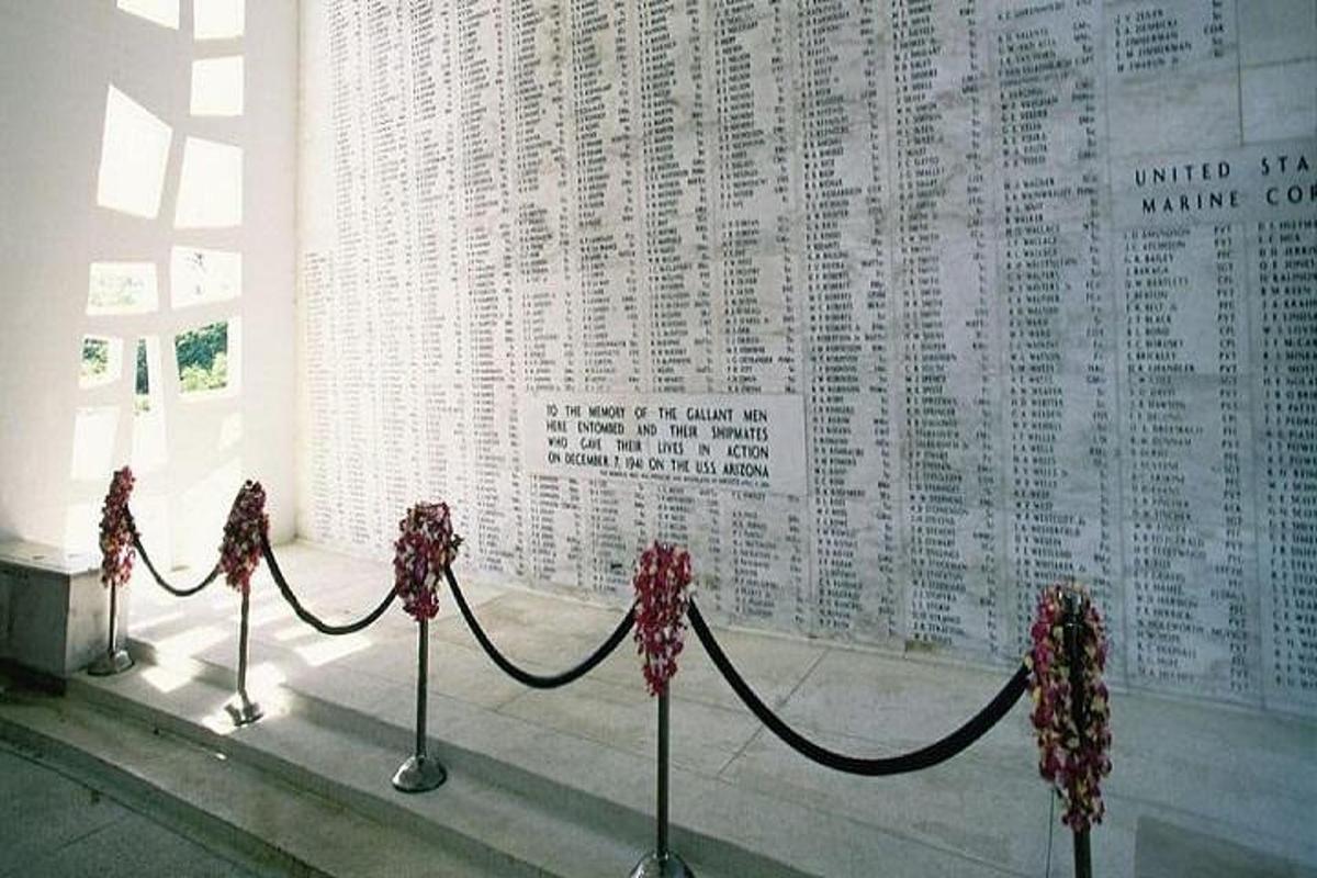 paparan tugu peringatan perang di dalam bilik