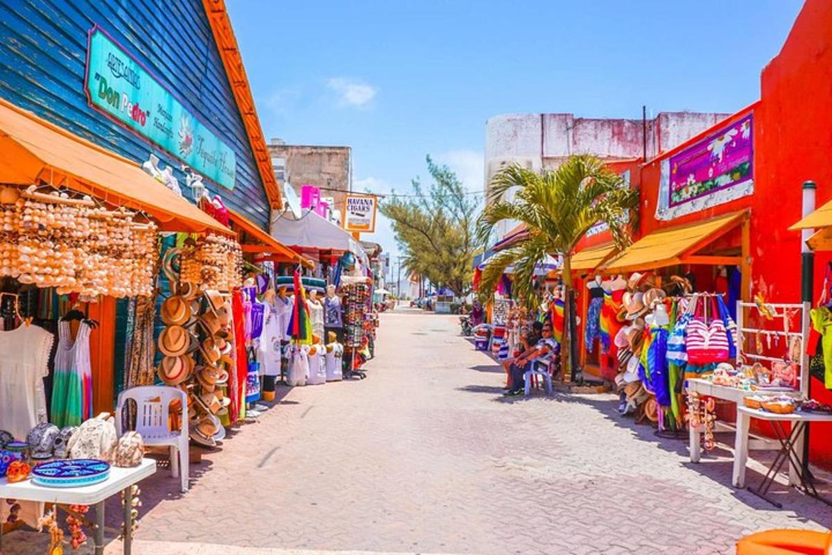 a street filled with lots of shops and stores