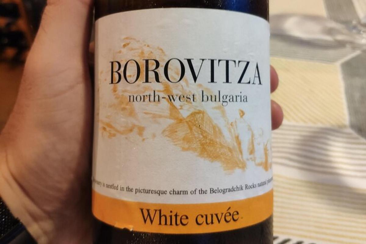 a person holding a bottle of wine