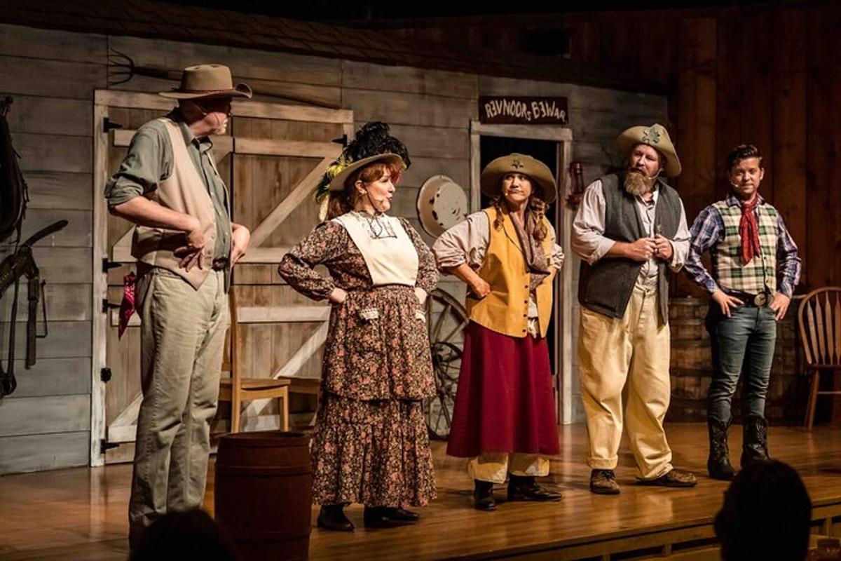 a group of people standing on a stage