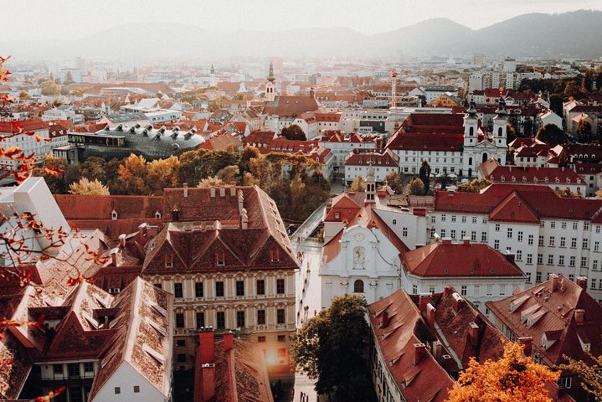pogled na grad sa zgradama