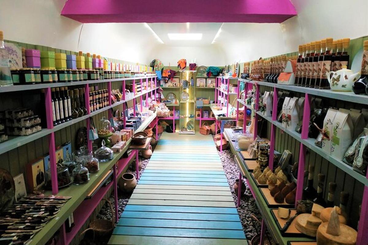 a aisle of a store filled with lots of shoes