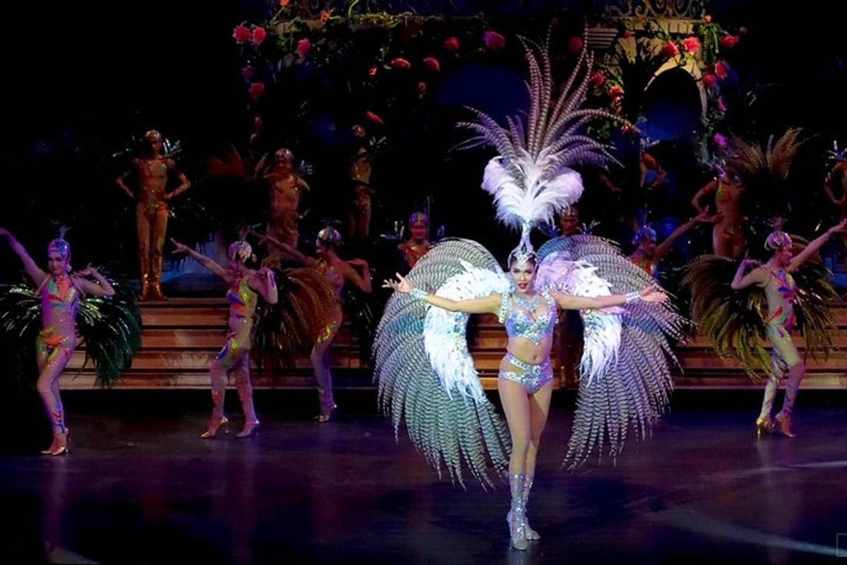 a group of women clothed in fairy costumes on a stage