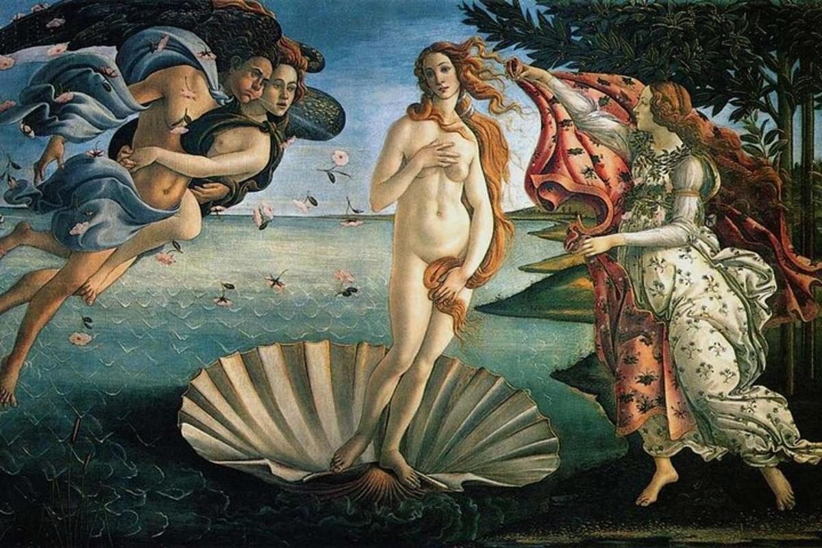 lukisan lelaki dan wanita dalam mitologi