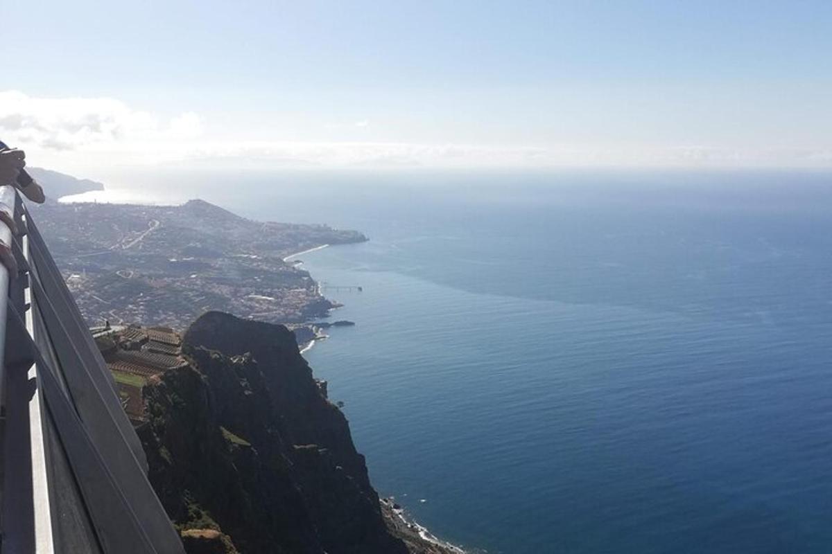 a view of the ocean from a cliff