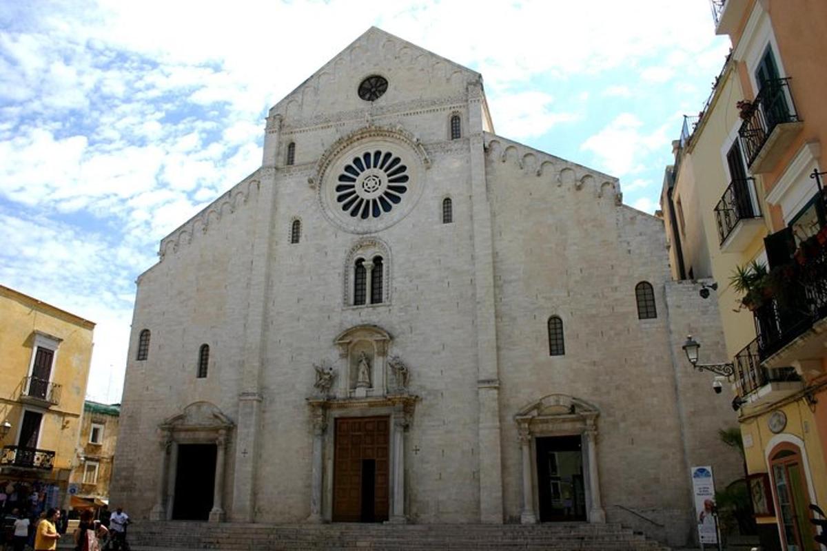 a church with a clock on the front of it