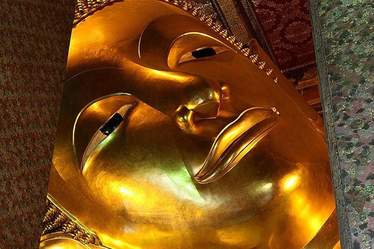 una statua d'oro di un cigno su un muro