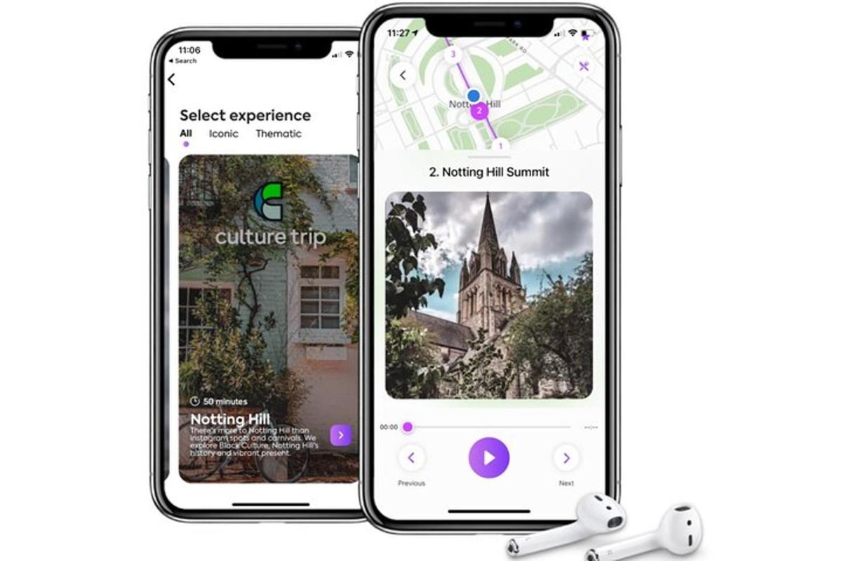 kahe iPhone'i kaks ekraani kõrvuti