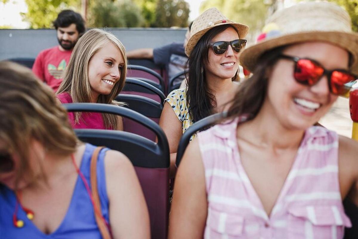 a group of women sitting in a bus