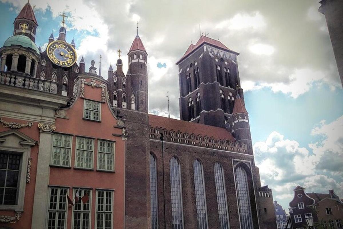 a large building with a clock tower on top of it