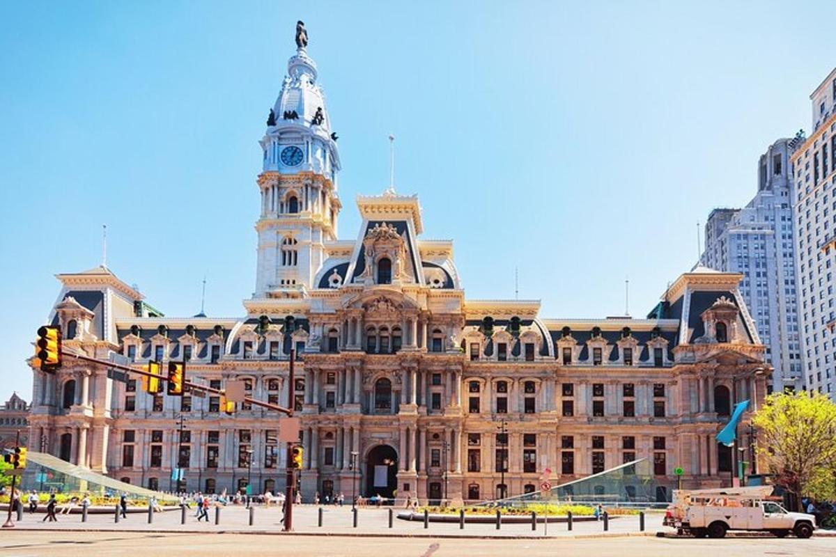 a large building with a clock tower on top of it