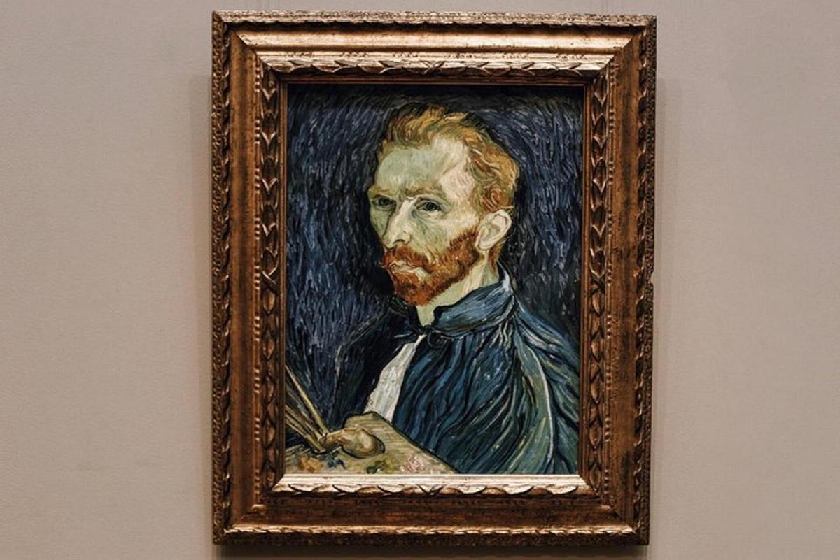una pintura d'un home amb barba vermella
