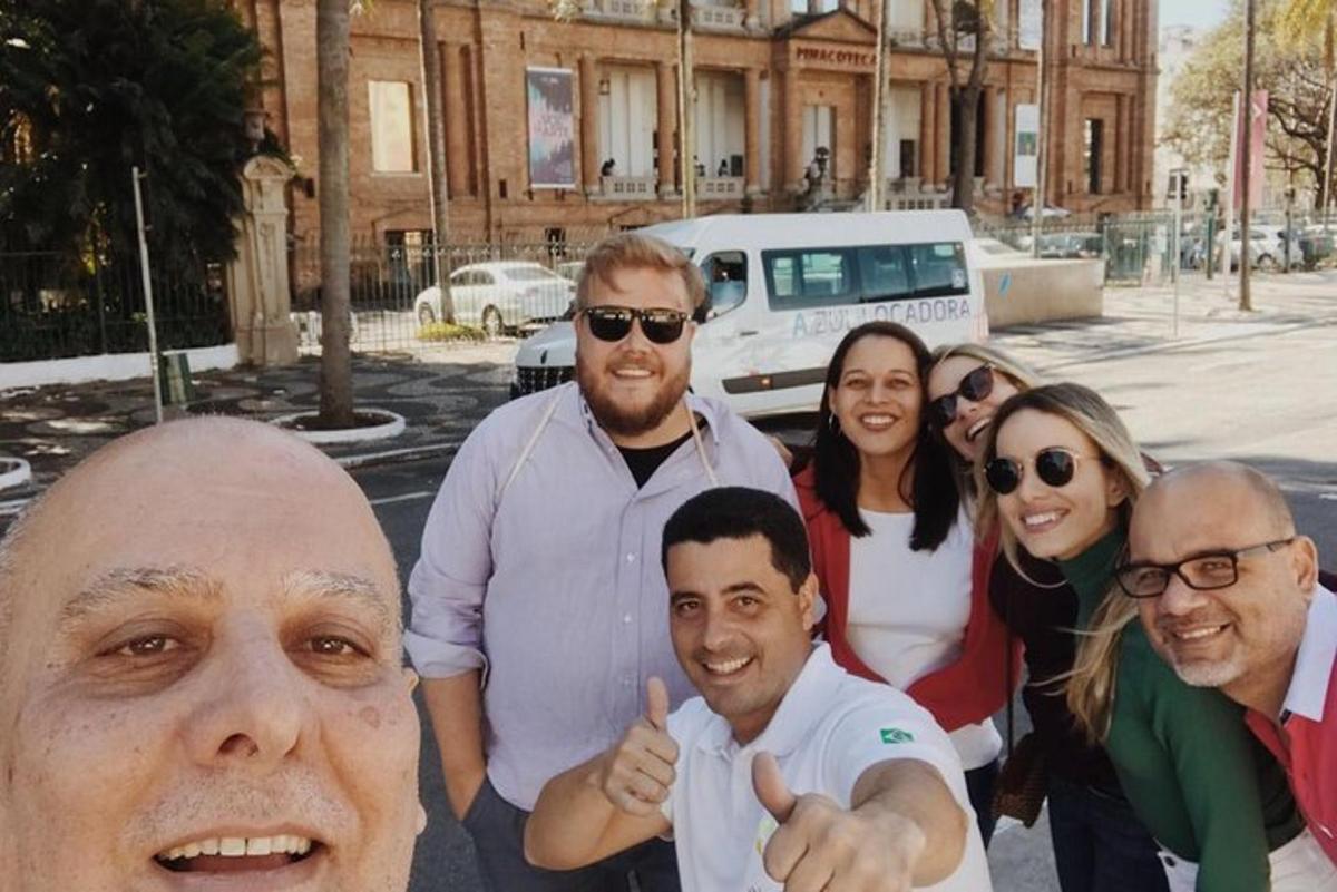 a group of people posing for a picture
