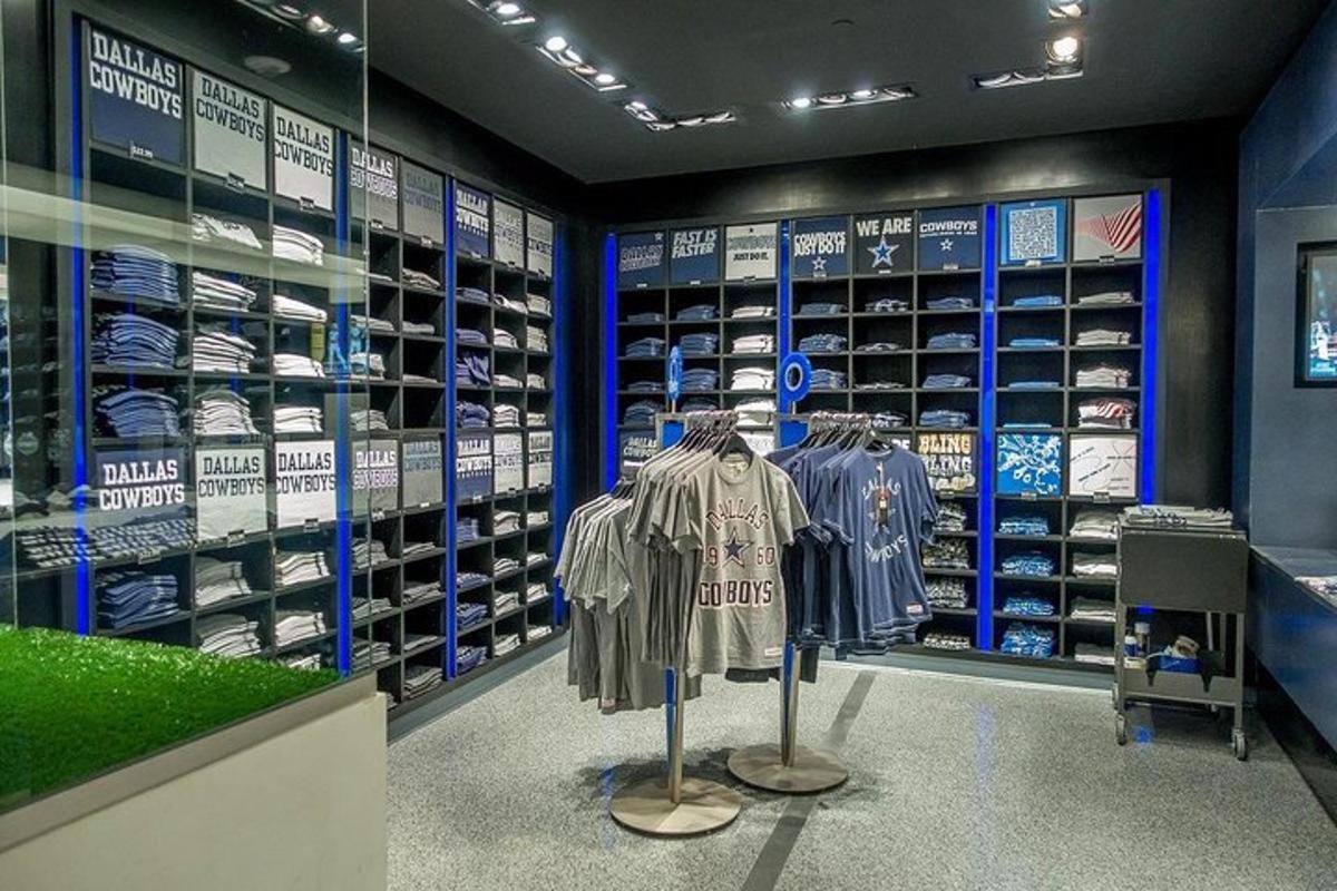 a store with a bunch of clothes on display