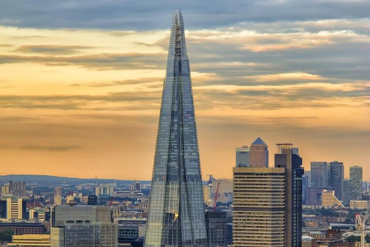 a londoni Cityben található Shard látképe