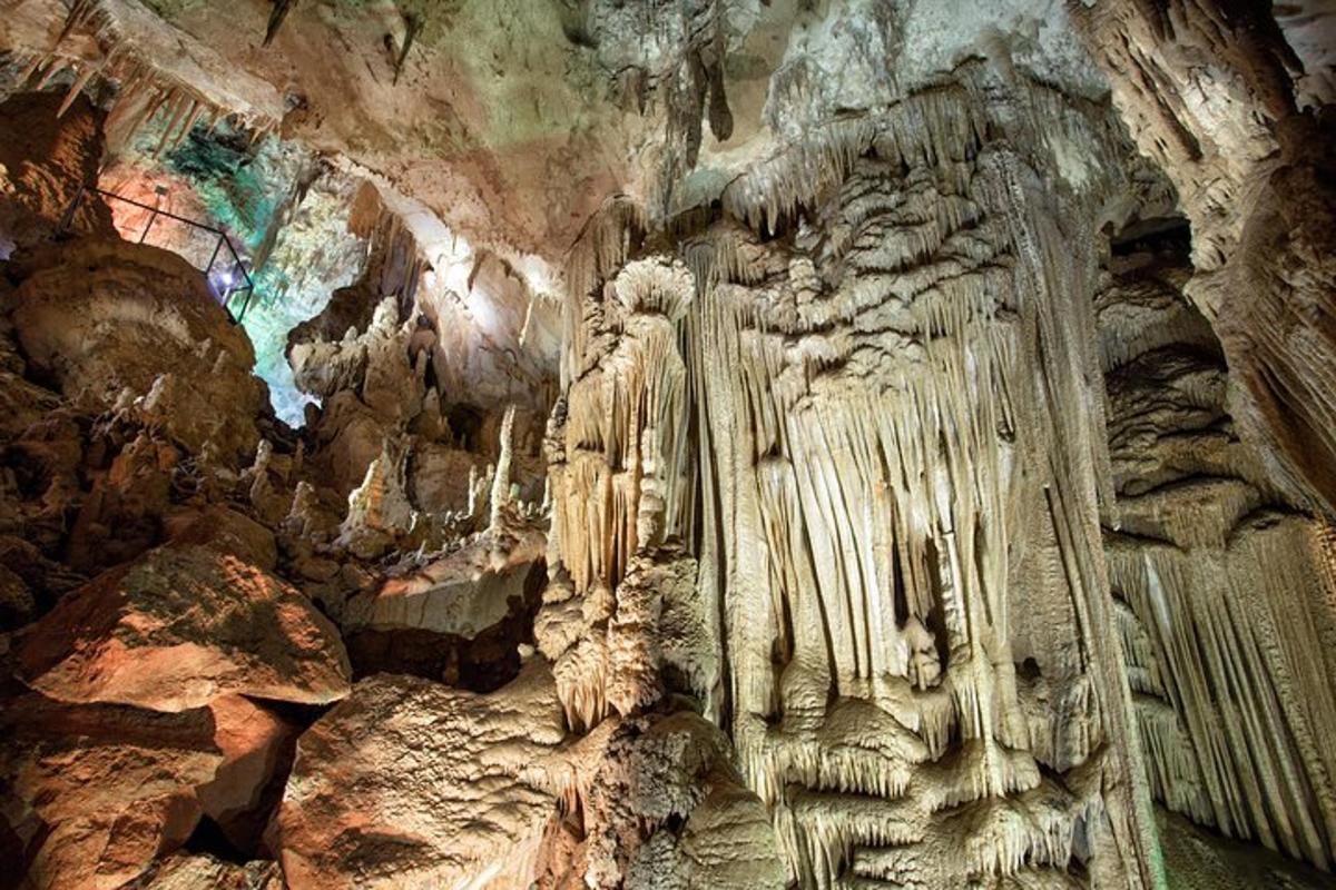 a cave filled with lots of rock formations