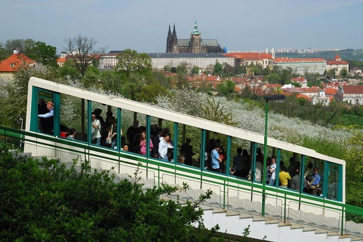 vlak pun ljudi koji gledaju kroz prozore