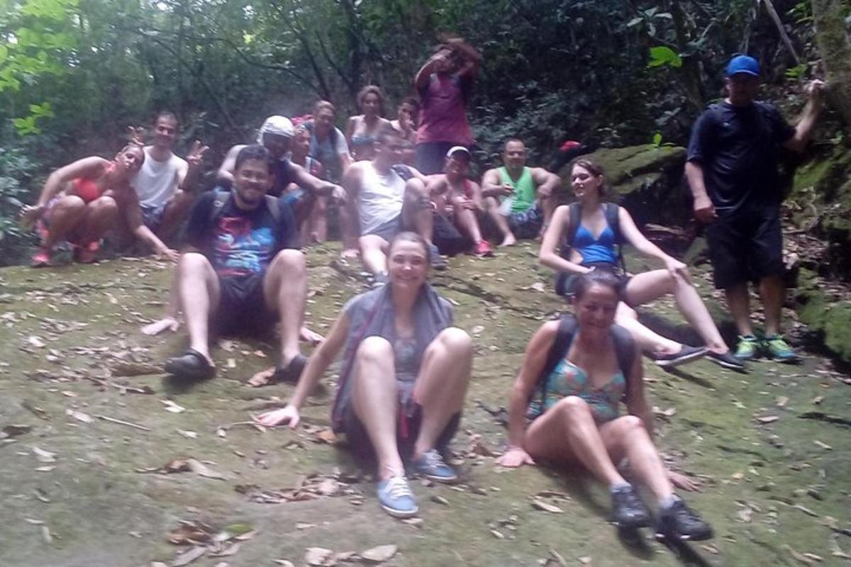 a group of people sitting on the ground