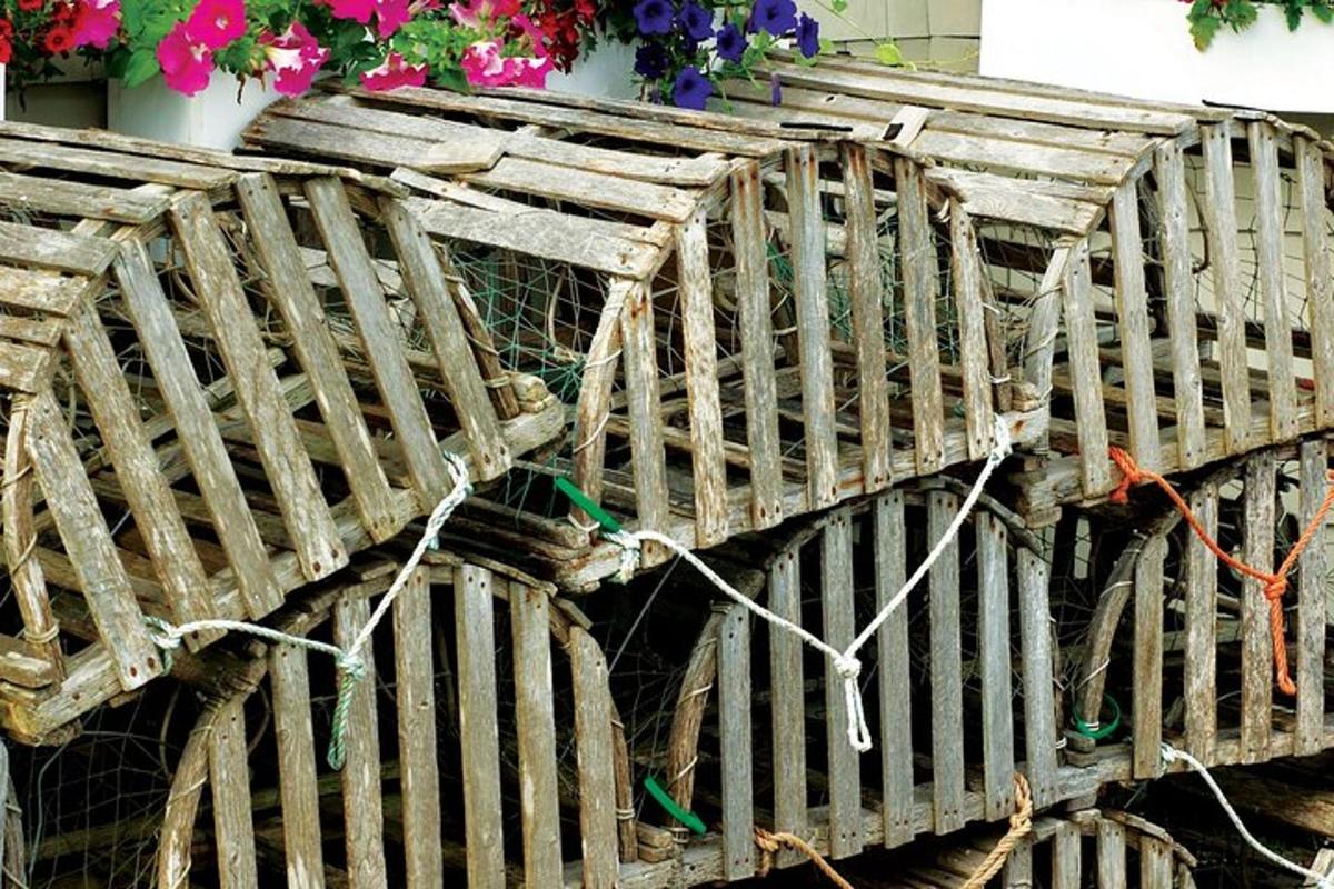 une cage à oiseaux en bois avec des cordes et des fleurs