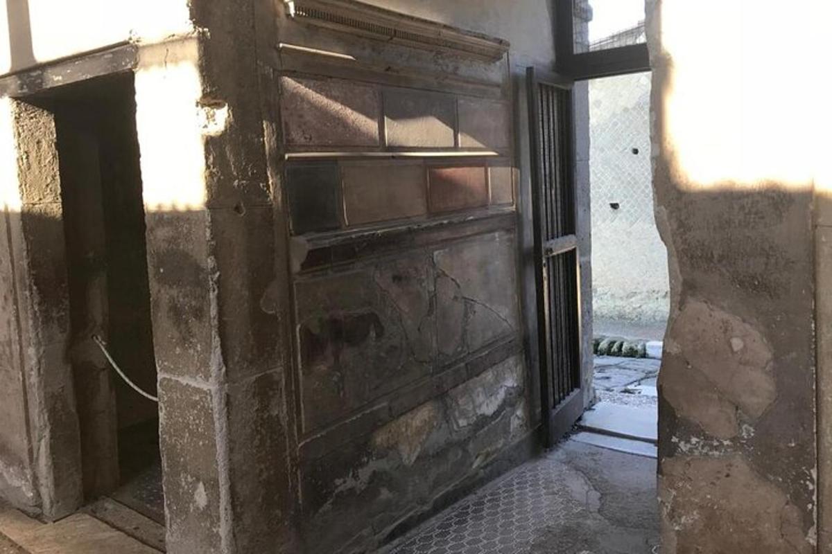 an old wooden door in an old building