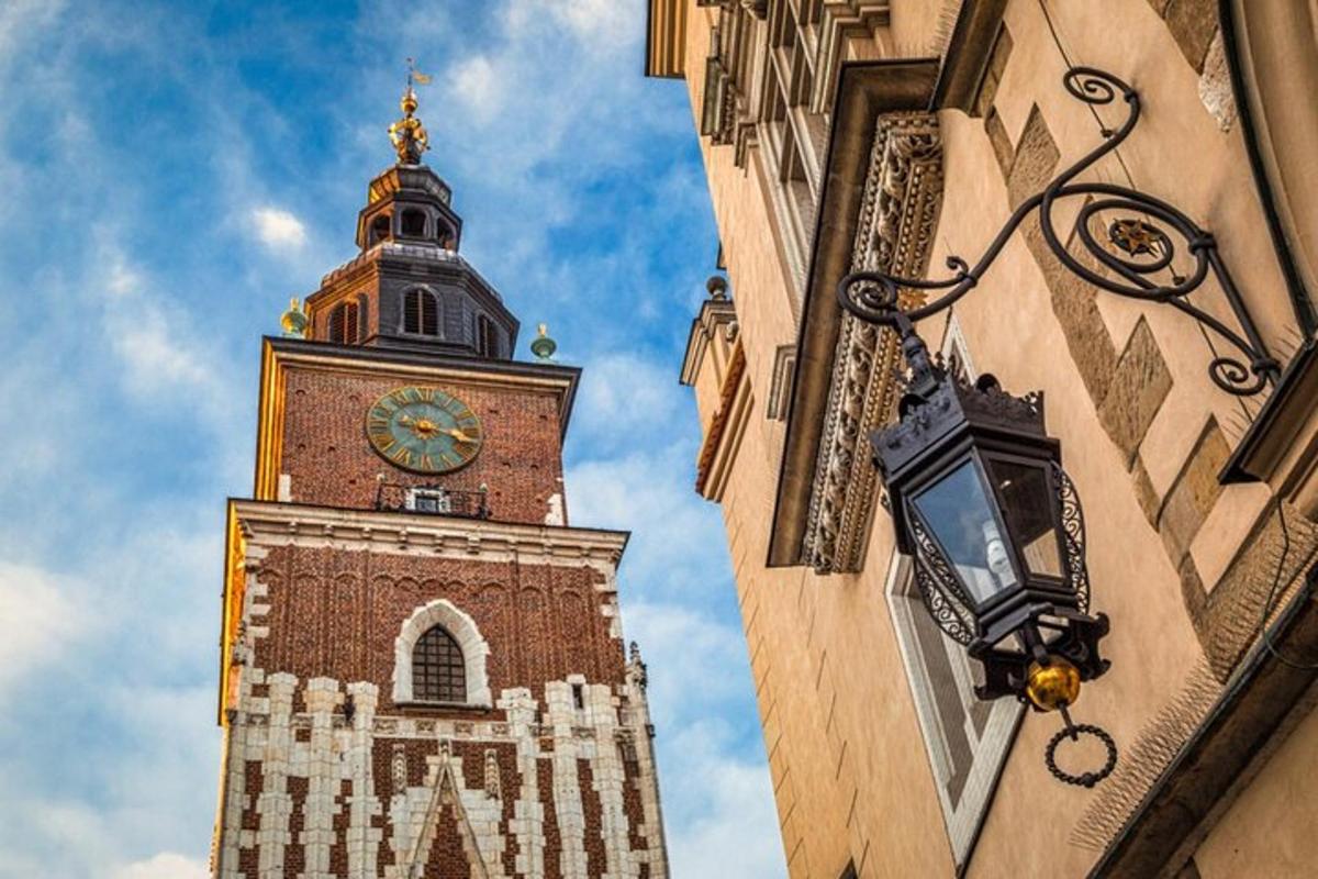 a tall clock tower with a clock on it