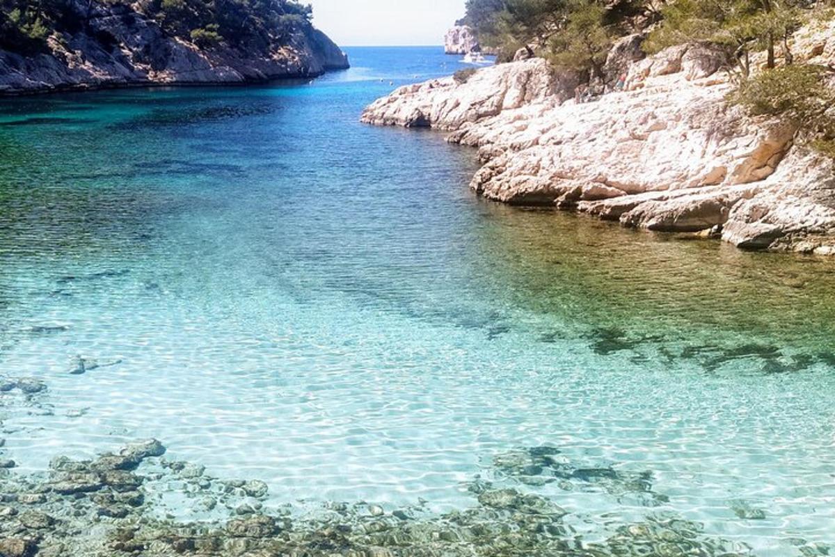 ένα υδάτινο σώμα δίπλα σε μια βραχώδη ακτή