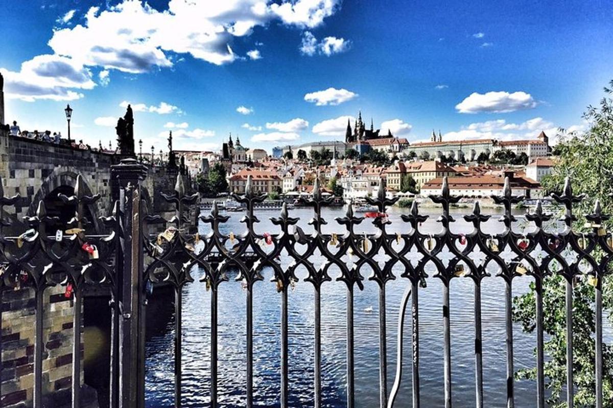 a fence in front of a body of water