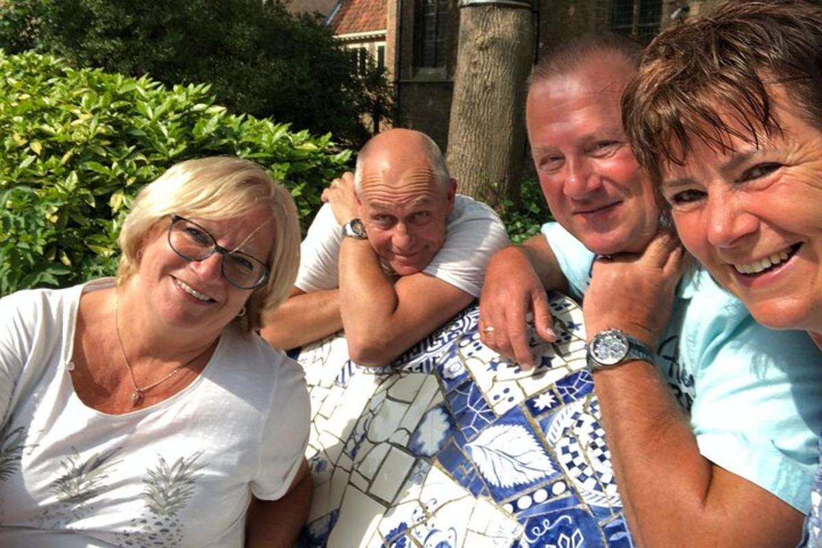 a group of people posing for a picture