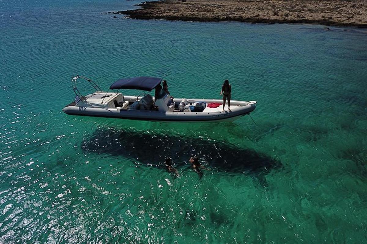 a person standing on a boat in the water