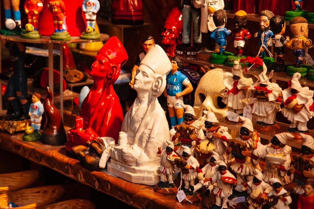 a bunch of figurines on a shelf in a store