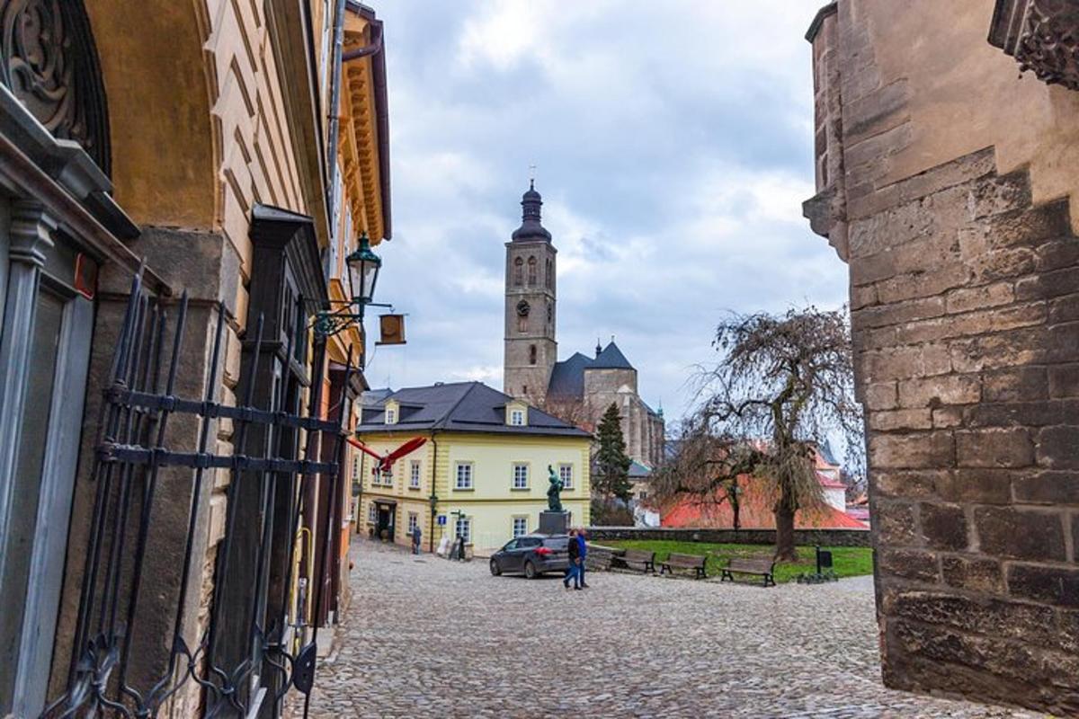 a view of a building with a clock tower