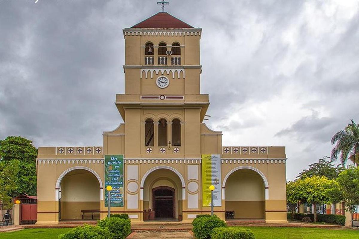 a building with a tower with a clock on it