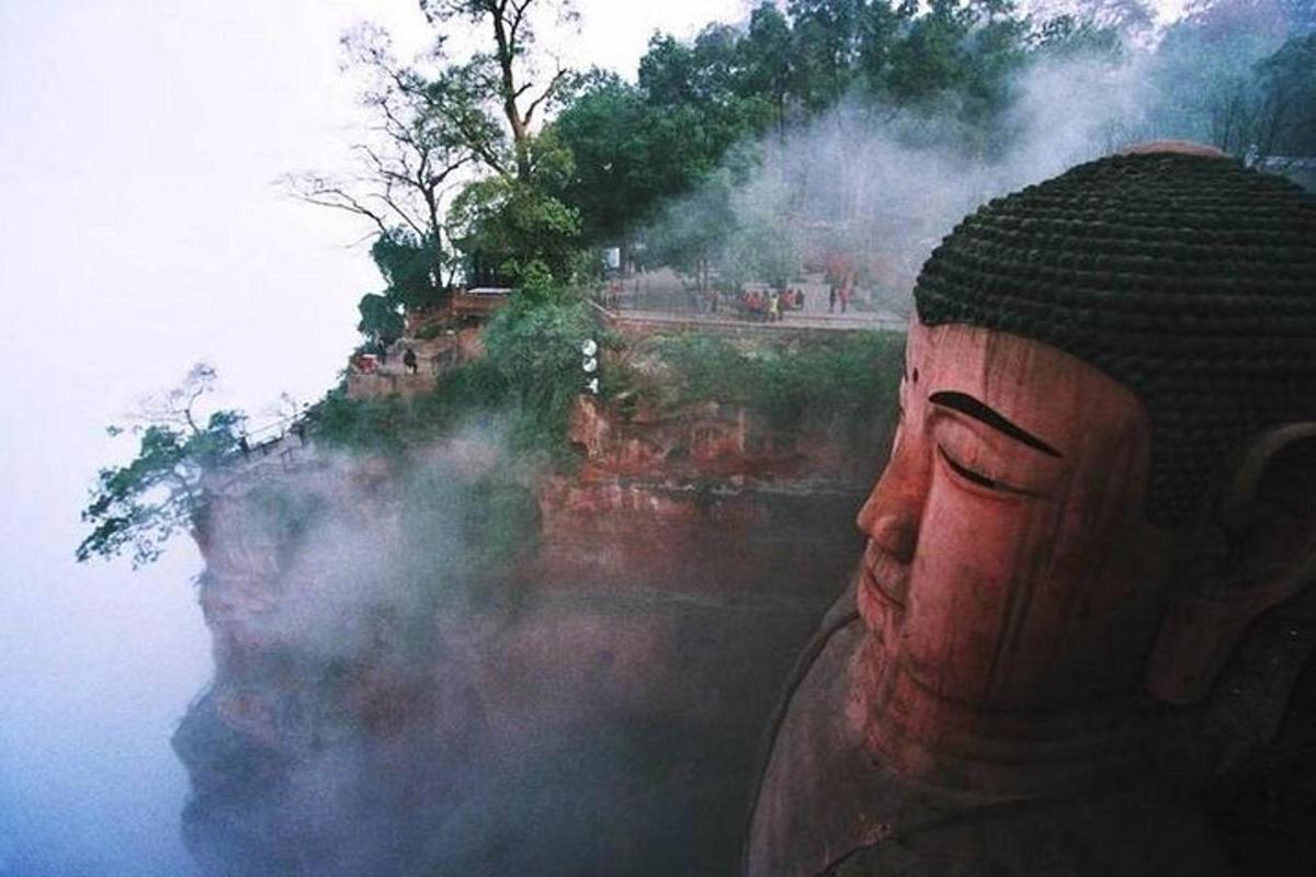 a close up of a statue of a head