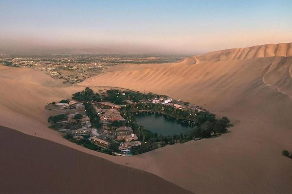 uma ilha no meio de um deserto
