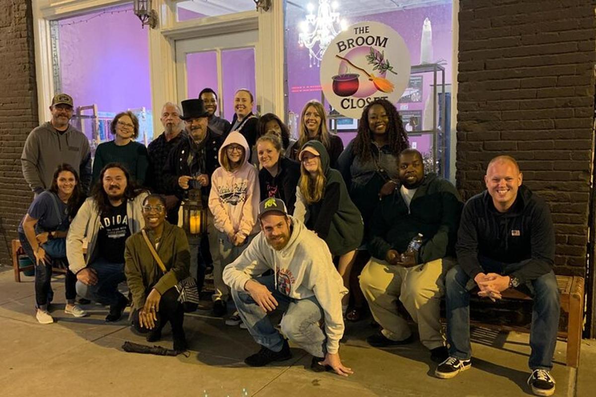 a group of people are posing for a picture