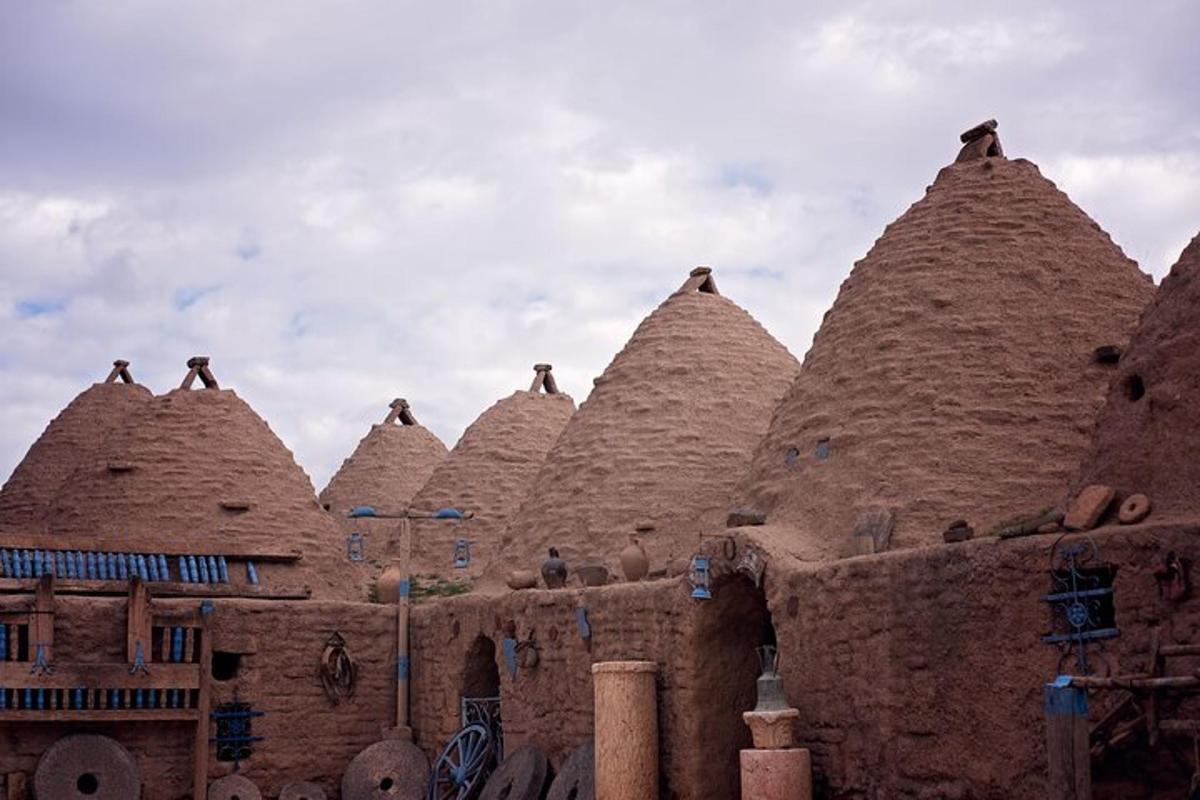 a group of tall buildings with domed roofs