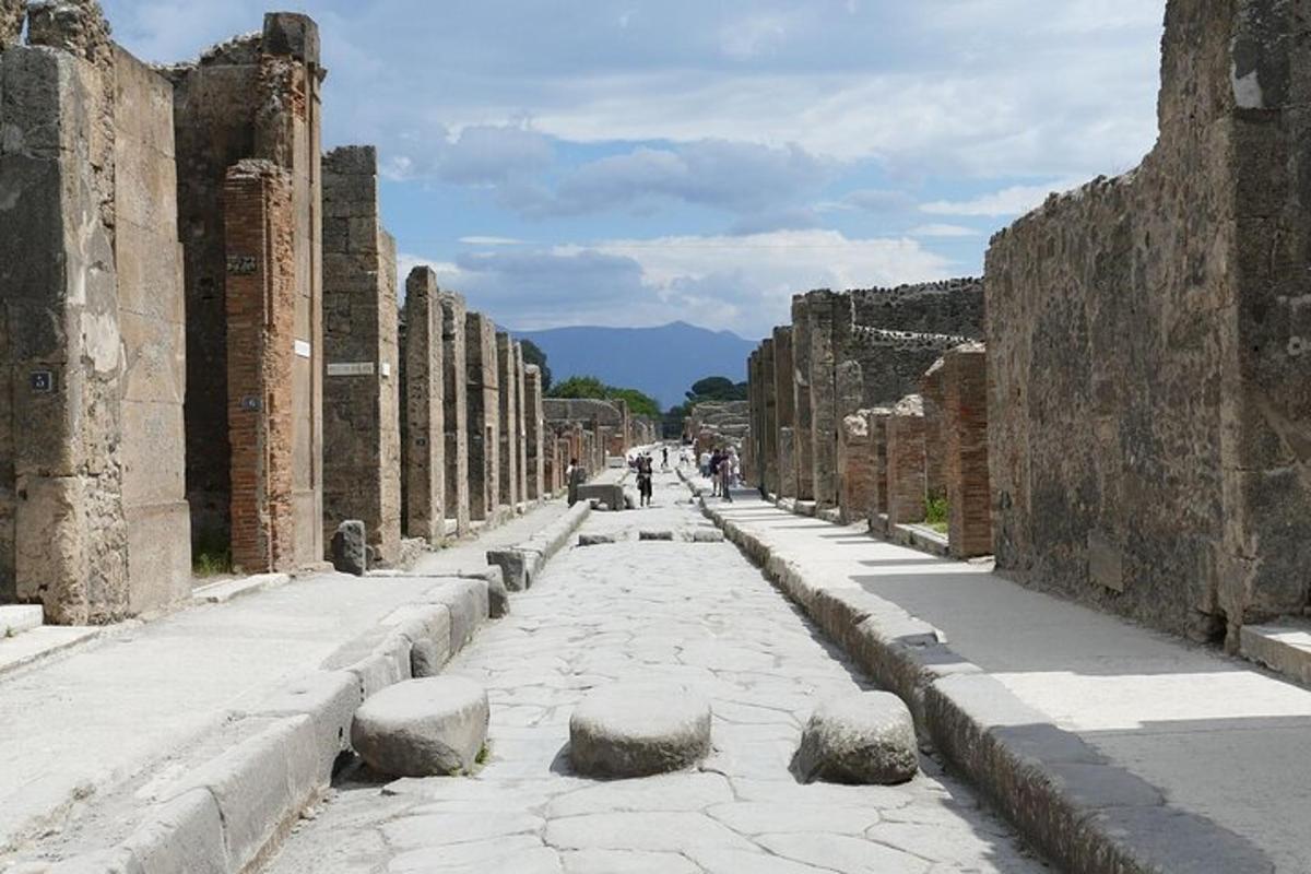a street in the ruins of the ancient city
