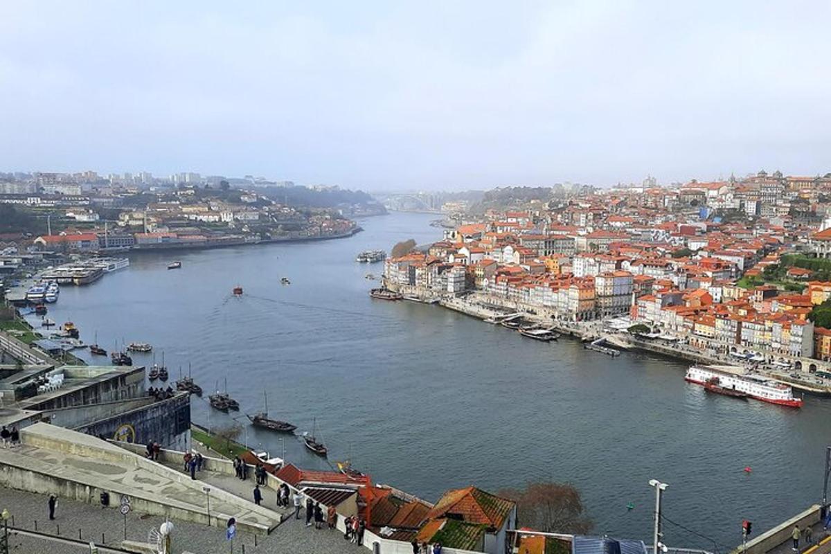 a view of a river with buildings and a city