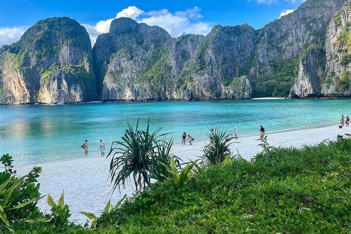 skupina ljudi na plaži v vodi