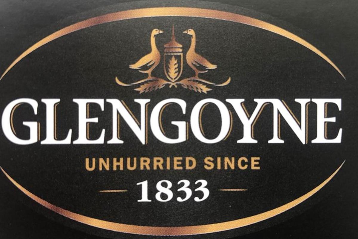 fľaša glengoyne ultimateumednance na etikete