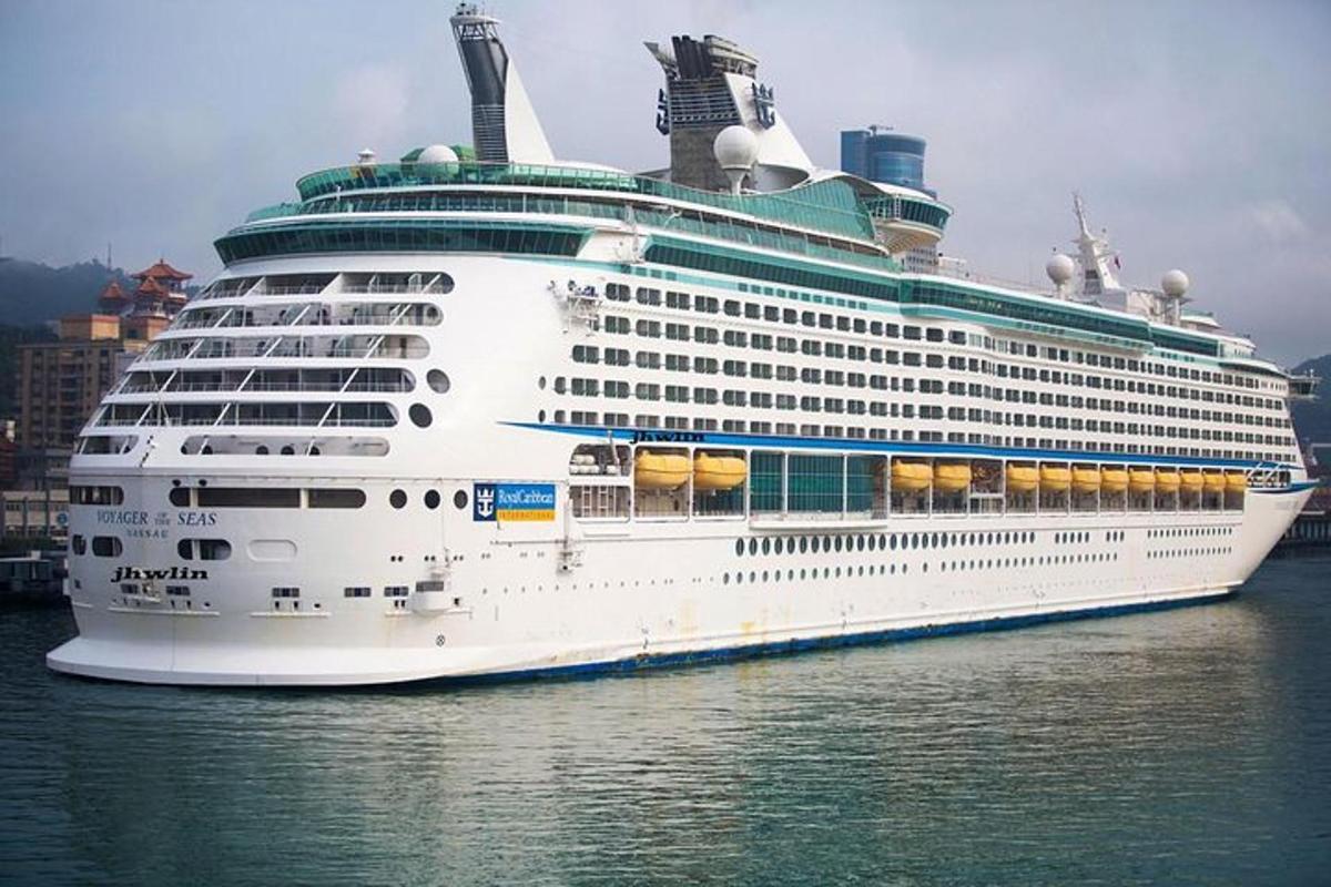 a large cruise ship sitting in the water