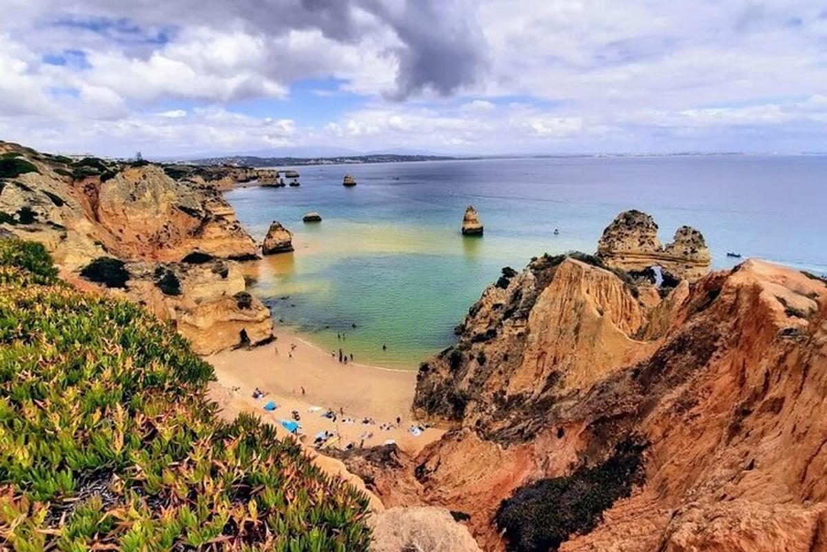 sekelompok orang di pantai di dalam air