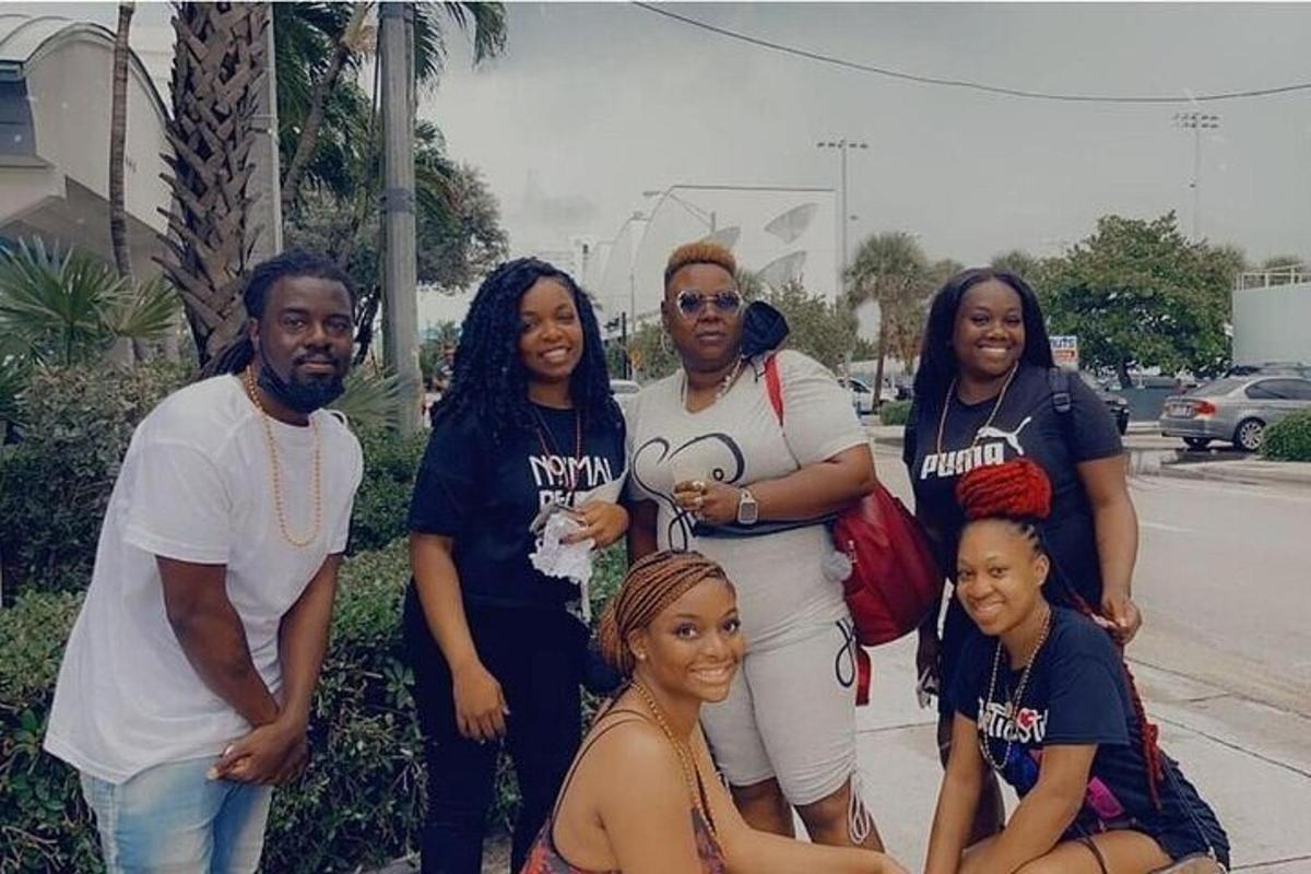 a group of people posing for a picture