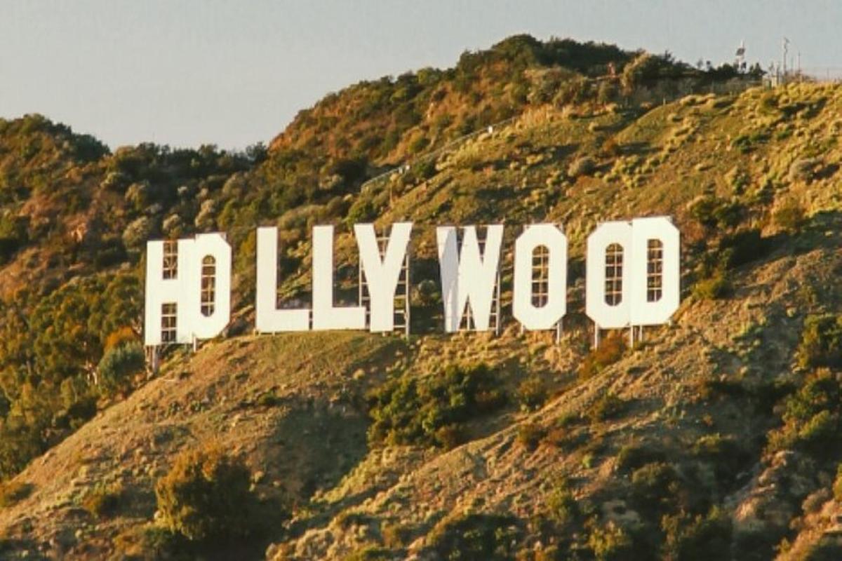 Hollywood-skilti á fjallshlíð