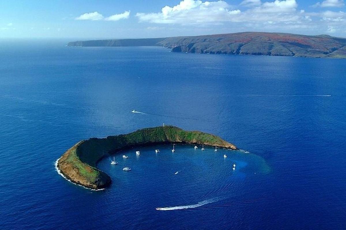an island in the middle of a large body of water