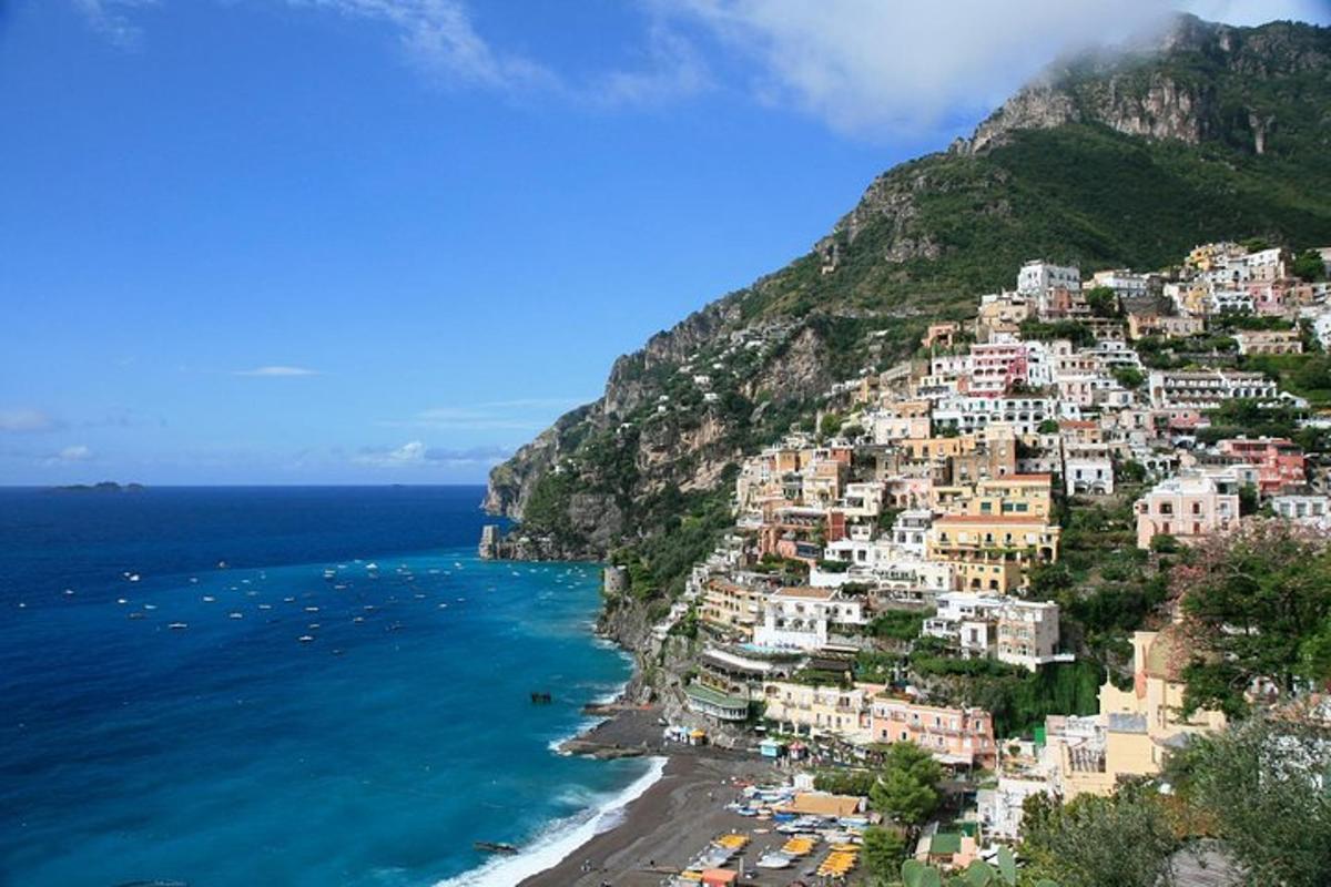 Vaade Positanole Amalfi rannikul