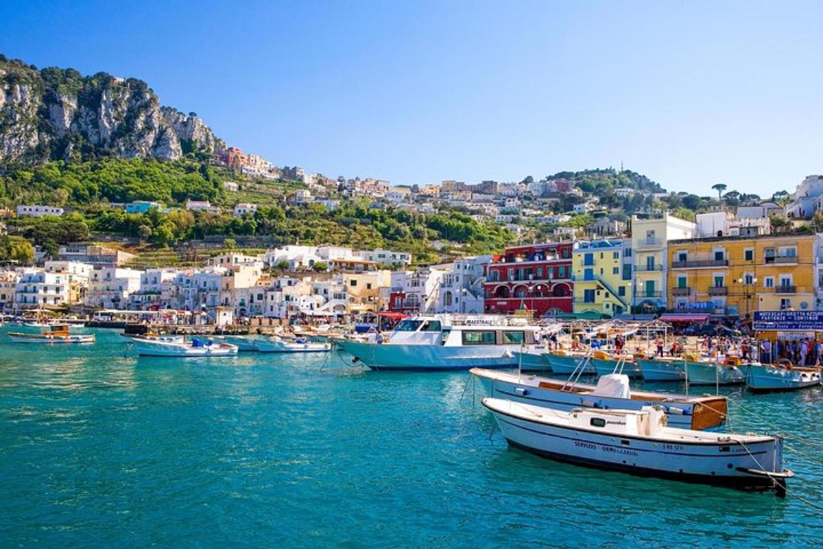 μια ομάδα σκαφών στο νερό σε ένα λιμάνι