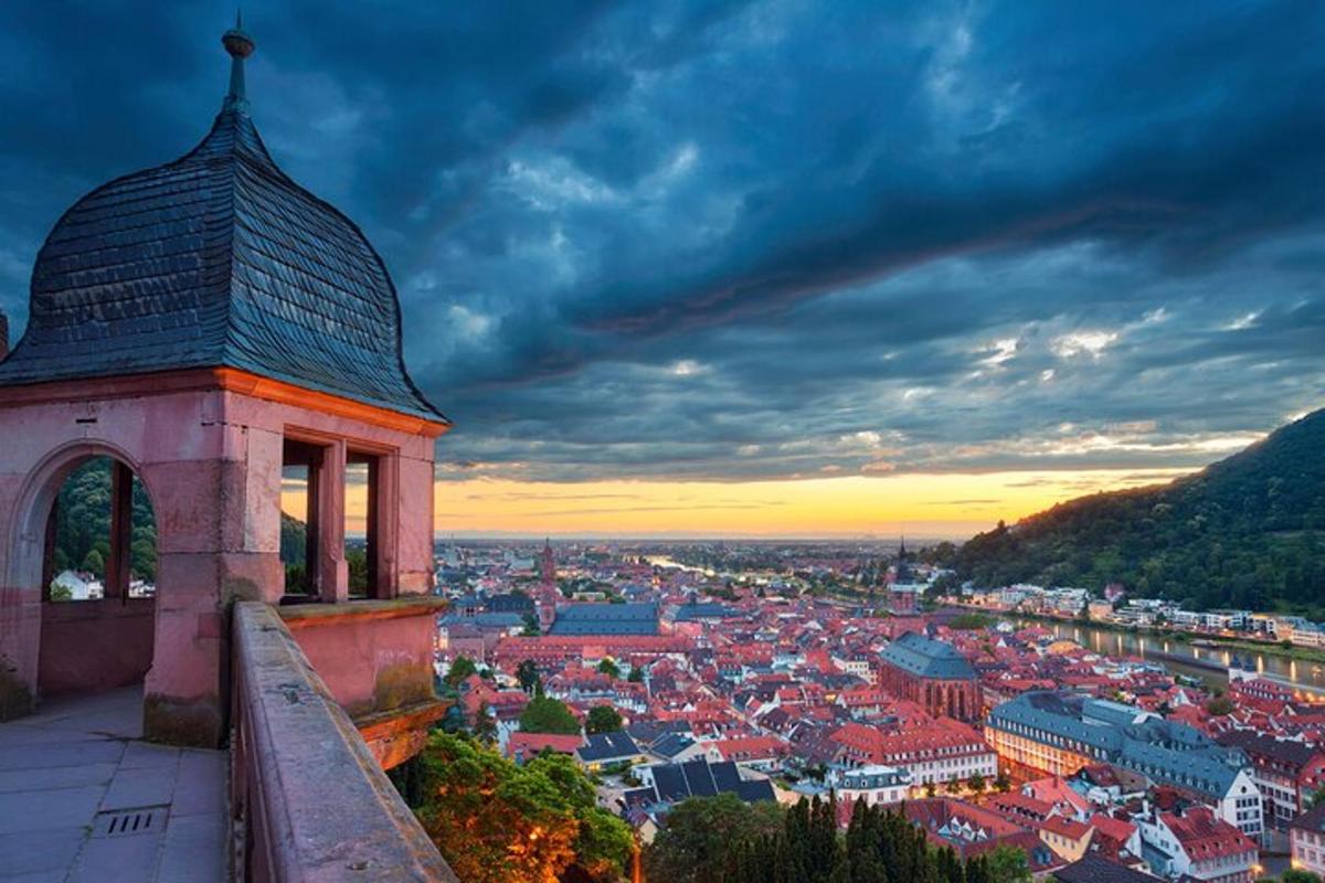 a view of a city from a tower